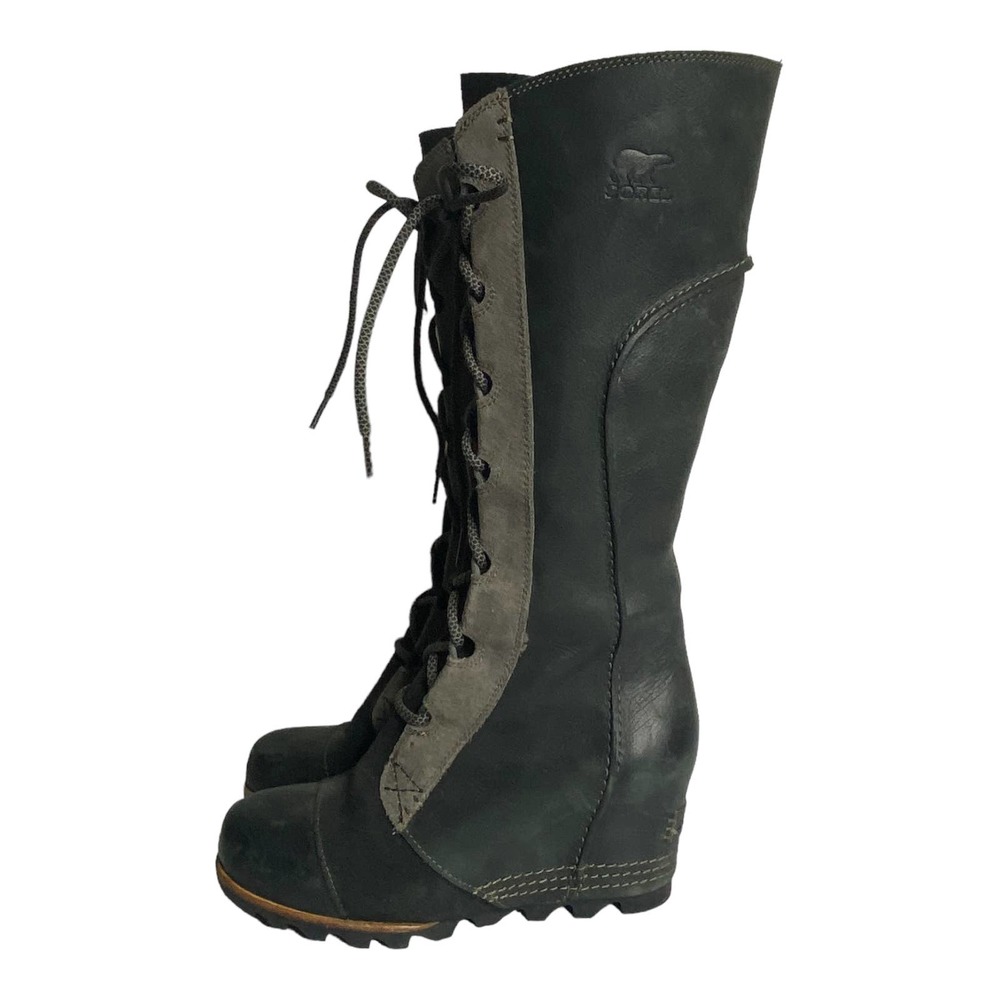 Sorel Women's Black Lace-Up Boots